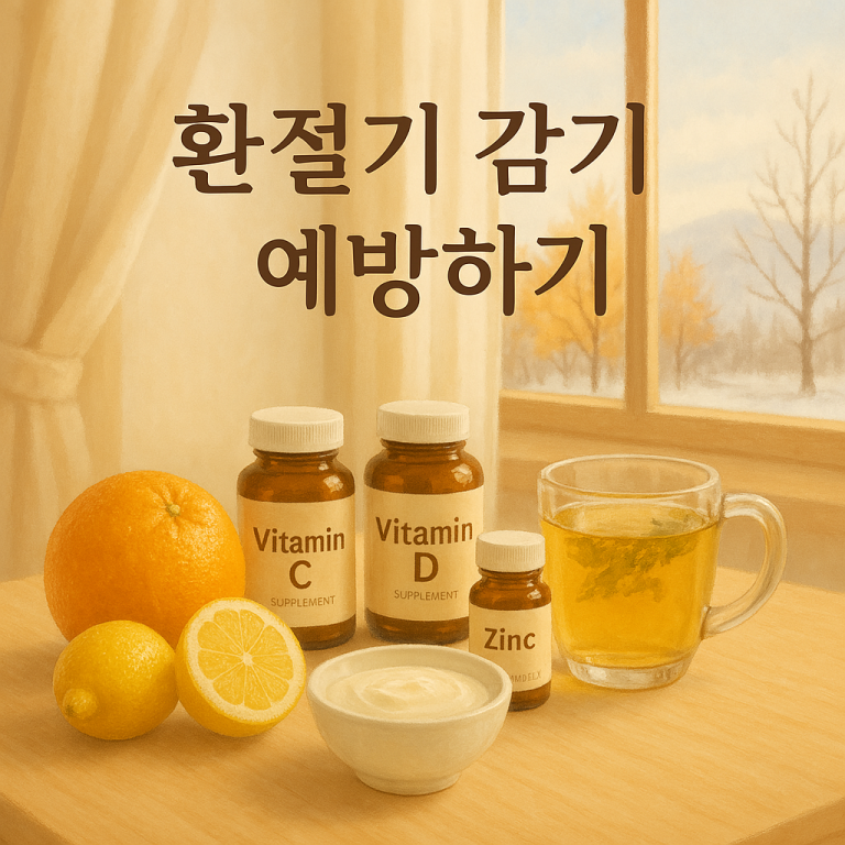 환절기 감기-예방-영양제