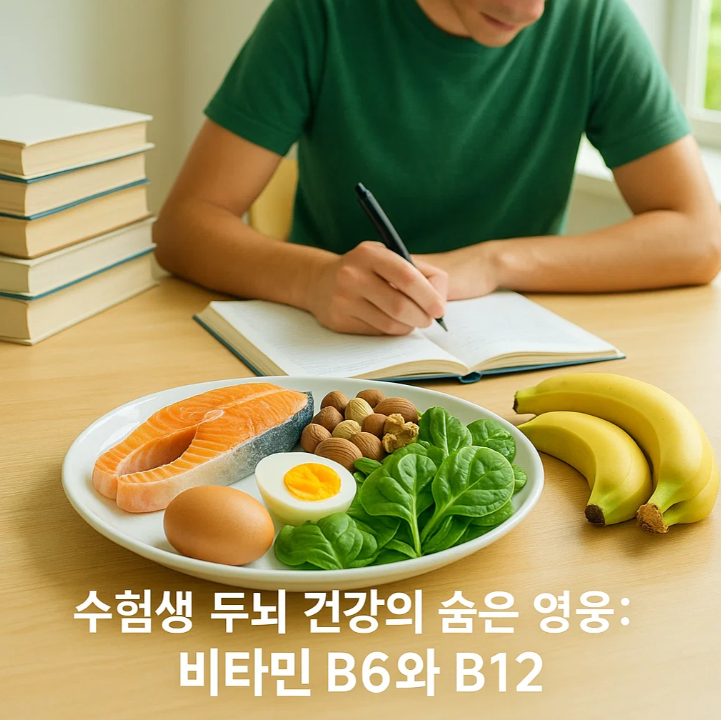 수험생 두뇌 건강의 숨은 영웅: 비타민 B6와 B12