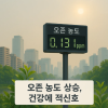 오존농도상승, 건강에 적신호